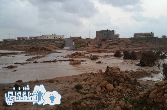 بالفيديو| مياه الصرف الصحى تغرق قرية علوش والاراضى المزروعة بمطروح