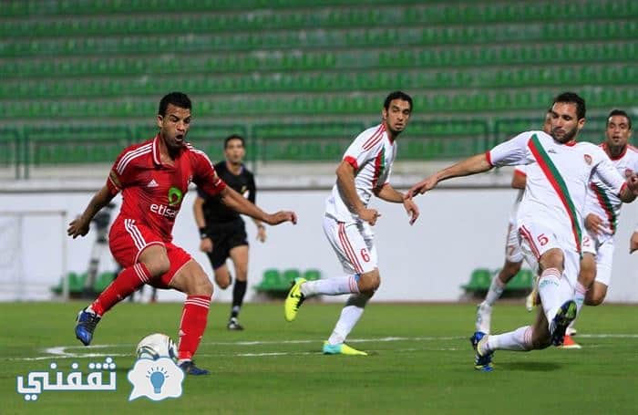 ملخص ونتيجة الشوط الأول من مباراة الأهلي والرجاء اليوم في الدوري المصري
