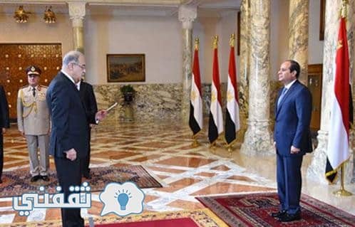 الوزراء الجدد يؤدون اليمين الدستورية أمام الرئيس عبد الفتاح السيسي