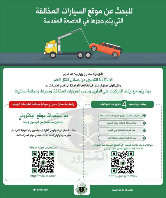 كيفية الاستعلام عن السيارات المحجوزة إلكترونيا بالسعودية في خطوات سهلة وبسيطة