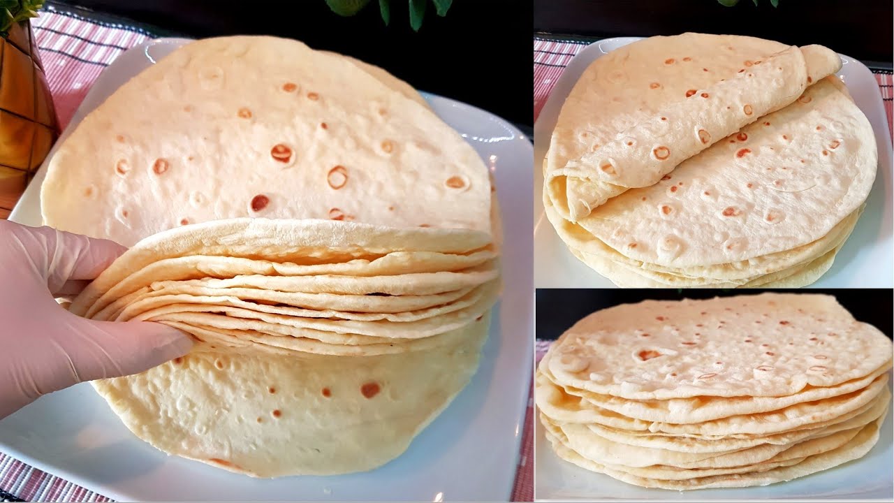 خبز التورتيلا اللذيذ | مكونات سهلة وبسيطة ليكتمل طبق الشاورما السوري