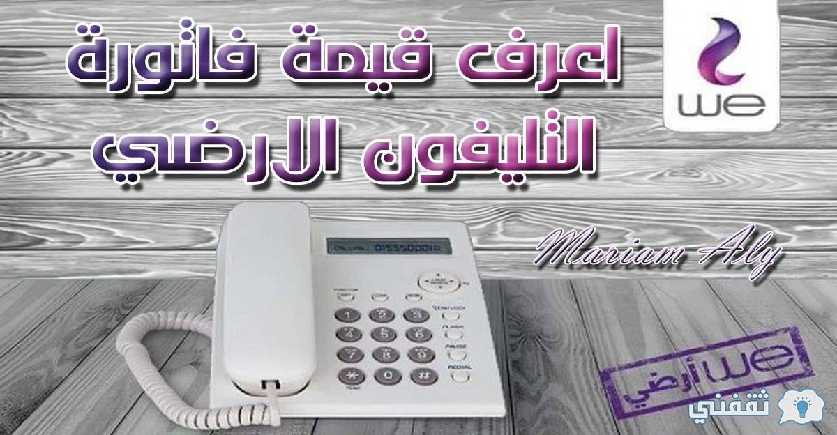 اعرف قيمة فاتورة التليفون الأرضي المصرية للاتصالات وآخر موعد للسداد