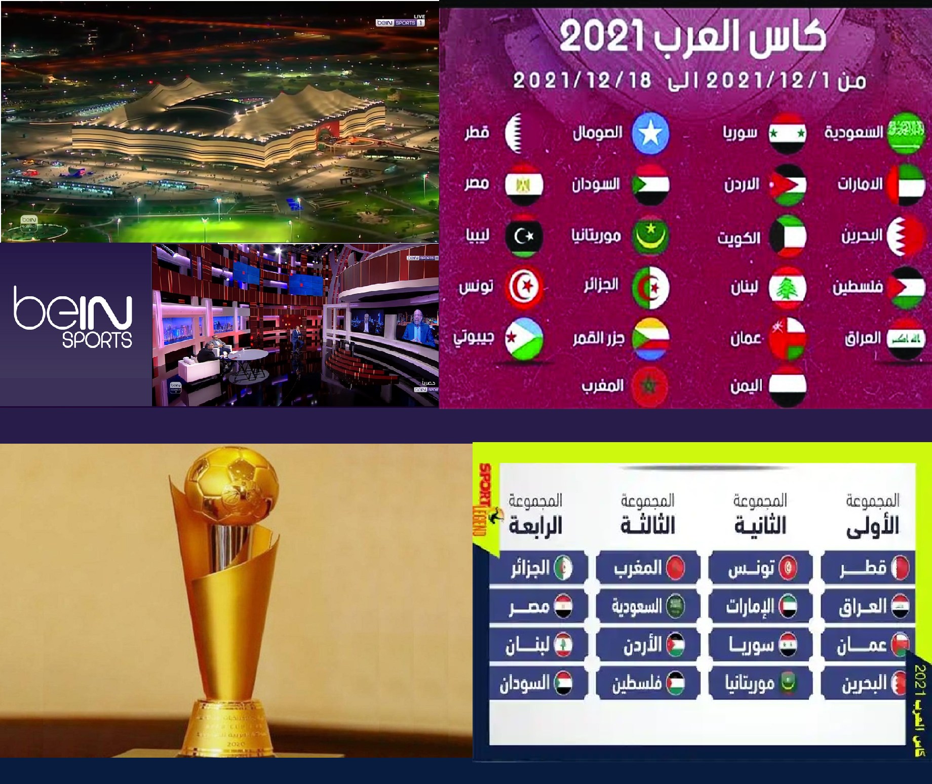 beIN Sports HD 1،2 بين سبورت وتردد قناة الكأس الرياضية alkass موعد نتائج جدول ترتيب