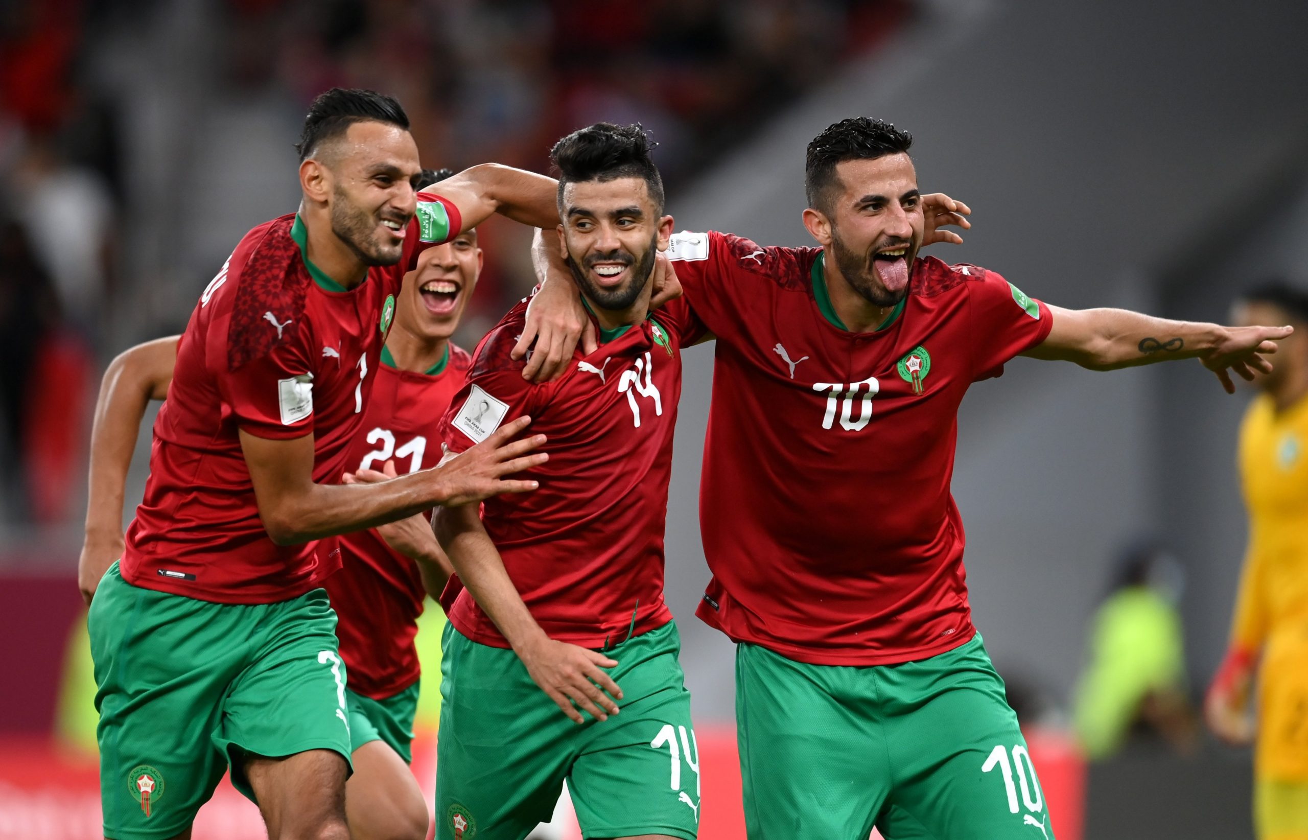 ملخص نتيجة مباراة المغرب والجزائر اليوم كأس العرب 2021