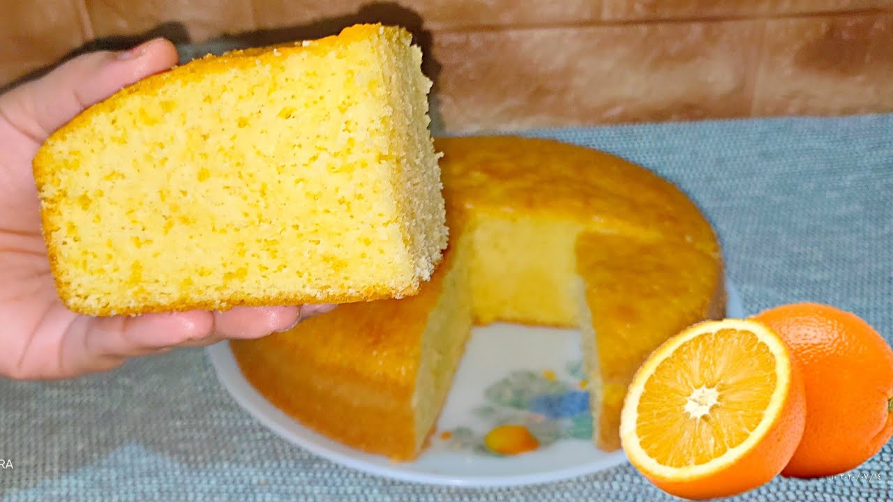 اسهل طريقة لعمل كيكة البرتقال في المنزل بمكونات متوفرة وبسيطة ومذاق شهي ولذيذ