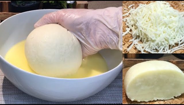 ب 3 مكونات فقط..في 10 دقائق طريقة عمل الجبنة الموتزاريلا المطاطية في البيت أرخص وأحلي من الجاهزة