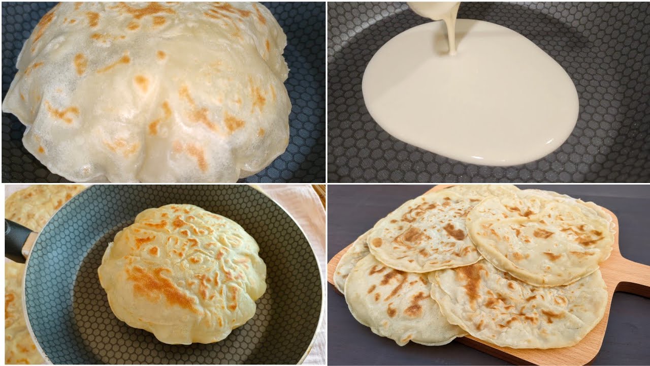 طريقة عمل خبز الطاسة في المنزل بمكونات سهلة وبسيطة