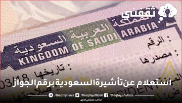 الاستعلام عن تأشيرة السعودية برقم الجواز عبر visa.mofa.gov.sa